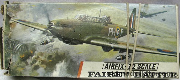 Airfix 1/72 Fairey Battle - RAF or Belgian Air Force, 259 plastic model kit